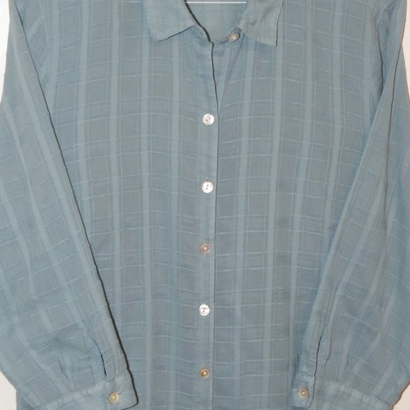 J. Jill Tops - J. Jill Women 100% Cotton Button 3/4 Sleeve Shirt